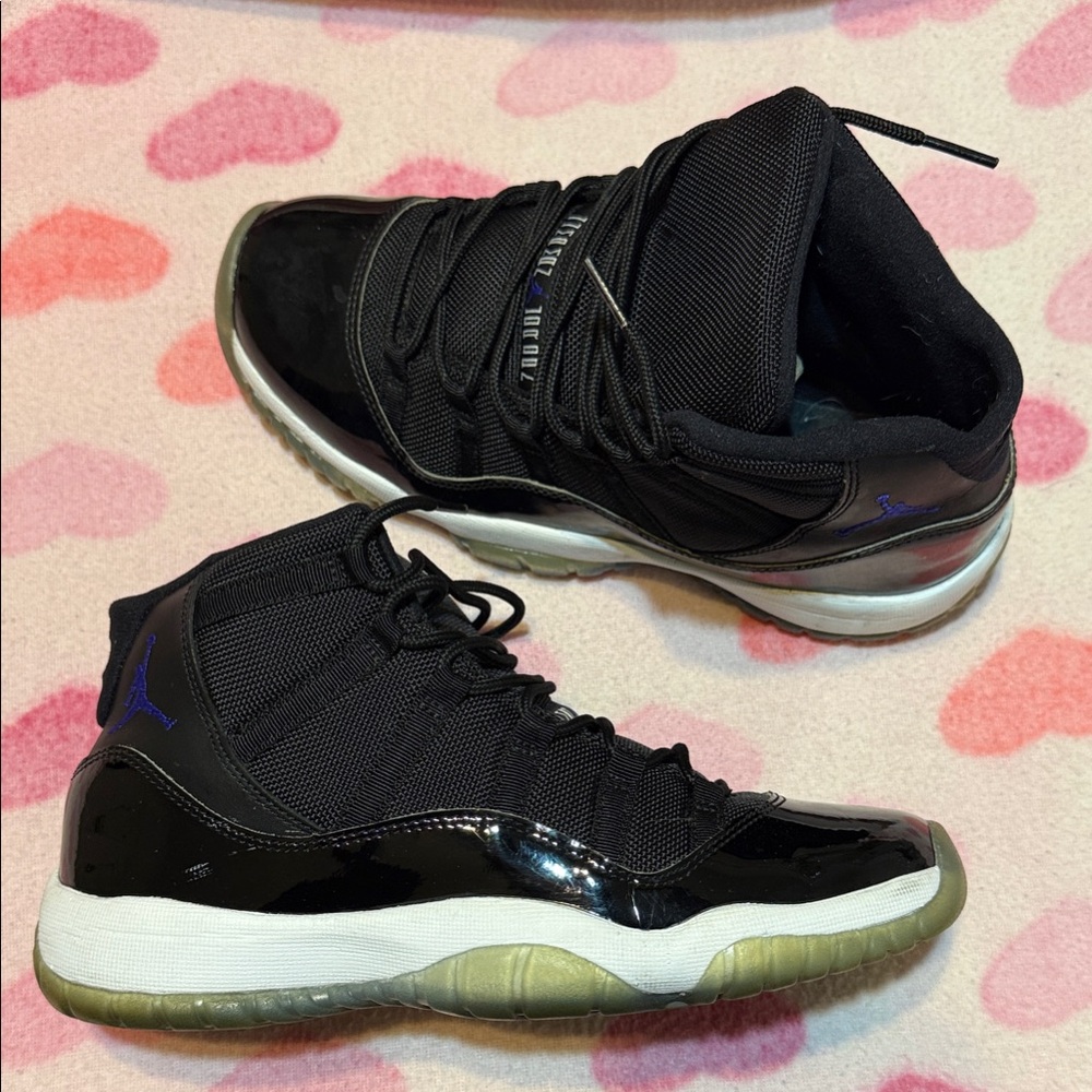 Jordan Kids Sneakers Black and Purple